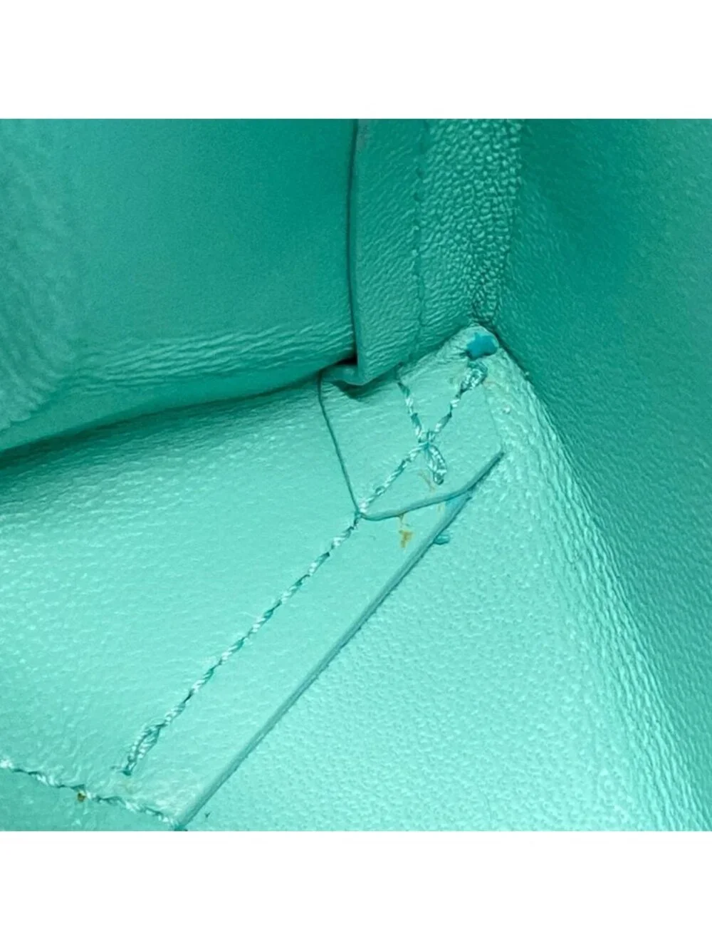 Tiffany & Co Tote Mini Shopping Light Blue Leather